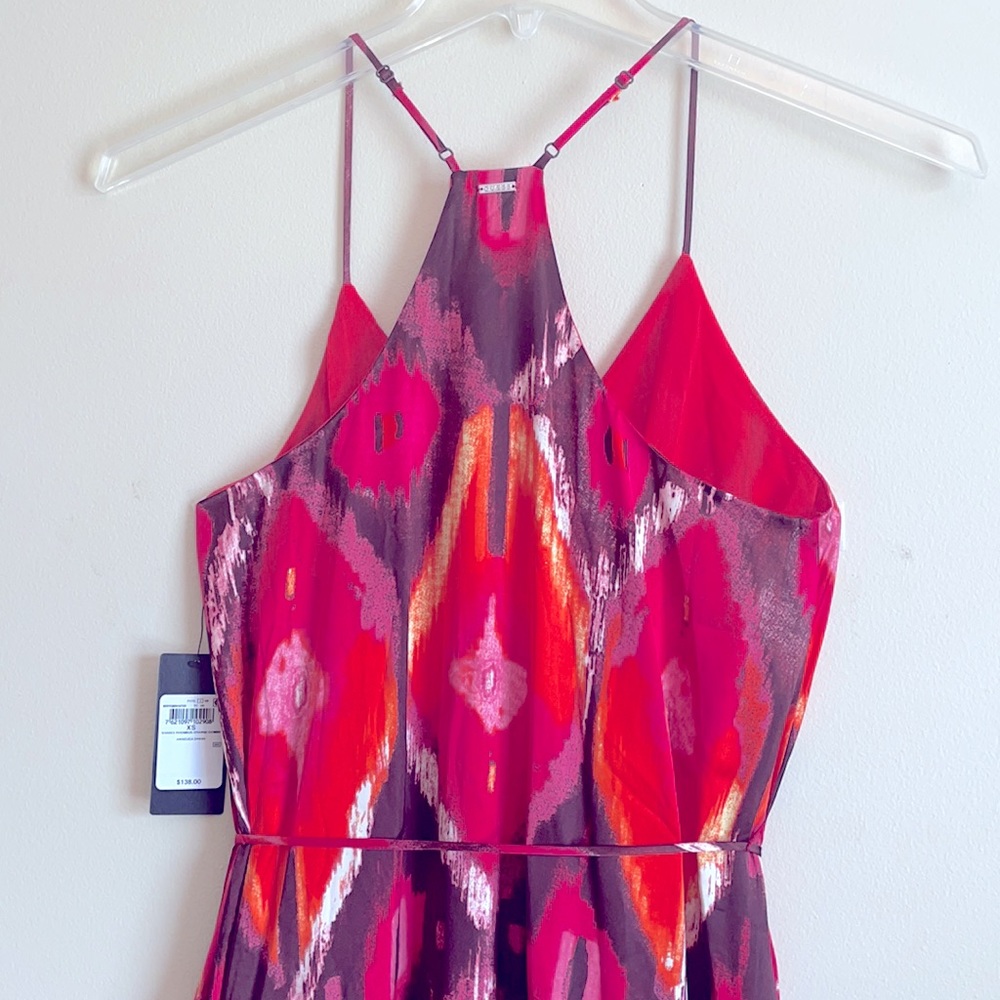 GUESS Angelica Maxi XS Satin Spaghetti Strap Dress - Picture 11 of 16